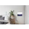 Marmer - Blauw - Marmerlook - Goud - Textuur textielposter latten blank klein -woonkamer
