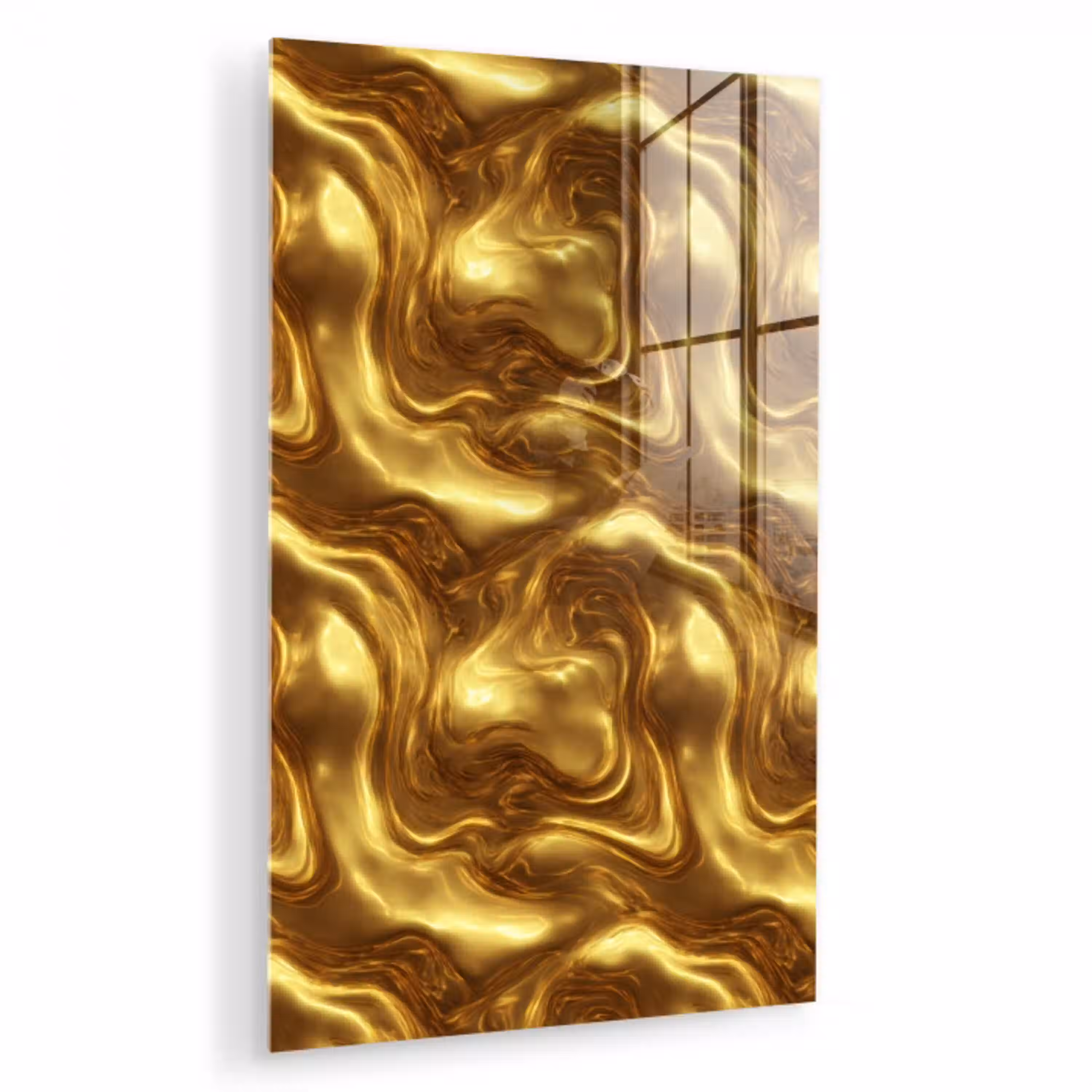 Textuur - Vloeibaar - Organisch - Goud plexiglas 5mm klein 9 -zzzproduct_nieuw