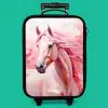 Pastel roze paard Kinderkoffer - Zwart klein -zzz_website3d_nbs