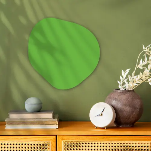 Groen - Kleuren - Natuur Wandcirkel Organisch Forex 3mm klein 629 -sfeer2