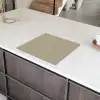 Taupekleur - Gewolkt textuur - Natuurlijk Inductie beschermer vinyl 3mm middel 274 -sfeer8