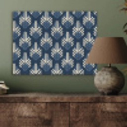 Modern - Patroon - Blauw PET vilt klein 837 -sfeer2
