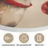 Kerst - Hert - Gewei - Kerstbal - Rendier Akoestische PET Vilt - Rond klein -closeup_NL