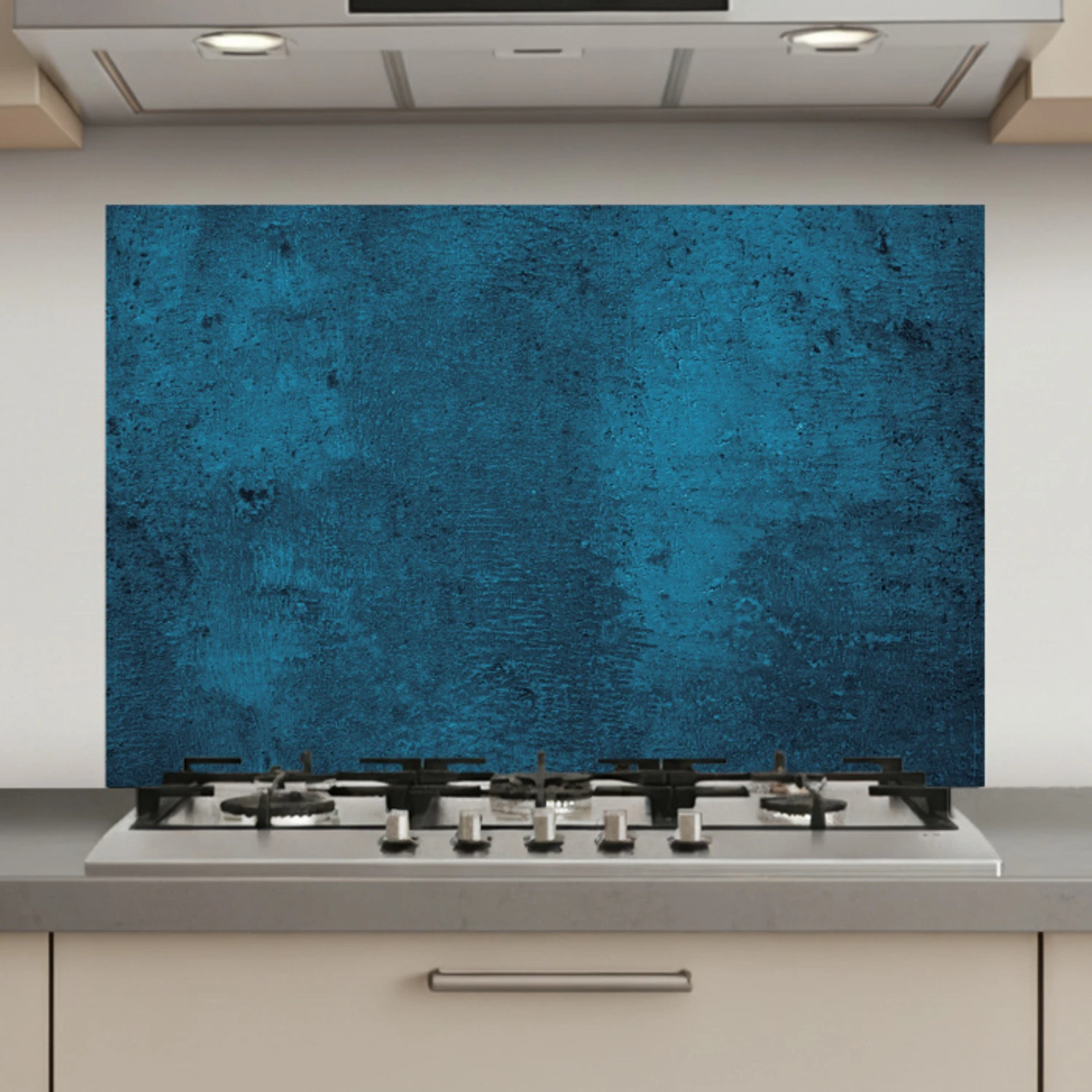 Natuursteen - Beton - Steen - Blauw keuken achterwand spatscherm klein -3d_website