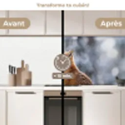 Vos - Sneeuwval - Portret - Winter - Sfeervol keuken achterwand 2 middel -voor-na2_FR