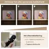 Papegaai - Koksmuts - Nieuwsgierig - Vogel Light Box met batterij (Wandlamp) middel -USP_dimbaarNL