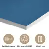 Ijsje - Hoorntje - Steentjes - Blauw PET vilt klein -closeup_NL