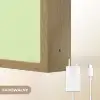 Kikker - Groen - Gezichtje Light Box met batterij (Wandlamp kind) middel -USP_websiteoplaadbaarNL