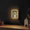 Doorkijk - Bloemen - Natuur - Bloementuin Light Box met kabel (Wandlamp) klein -sfeer1