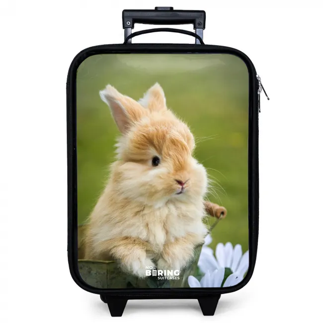 Konijn in bloempot Kinderkoffer - Zwart klein -zzz_website3d