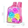 Kleurrijke glimlachexplosie Kinderrugzak - Roze middel -productfoto_formaten
