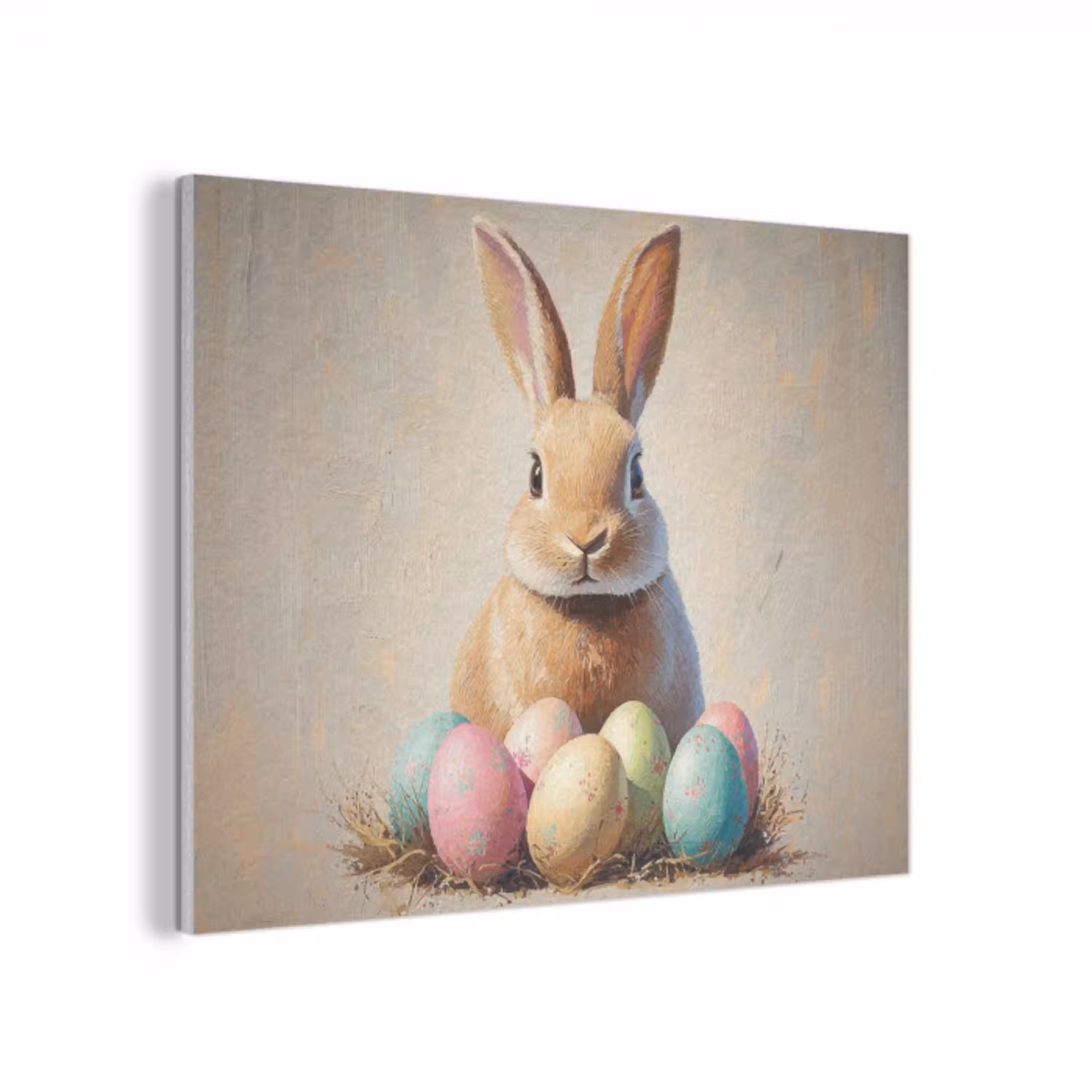 Paashaas - Pastel - Eieren PET vilt klein -3d