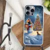 Kerstwonder - Winteravond - Kleurrijk Hoesje iPhone 16 Pro Max met koord klein -sfeer4
