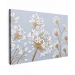 Illustratie - Bloemen - Blauw canvas 2cm klein -z3d