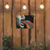 Mond - Golven - Regenboog tuinposter los doek klein -sfeer1