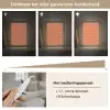 Retro - Golvend - Oranje Light Box met kabel (Tafellamp) klein 925 -USP_dimbaarNL