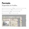 Zandkleurig - Marmer - Natuursteen Muismat XXL klein 681 -zsfeer5_frans
