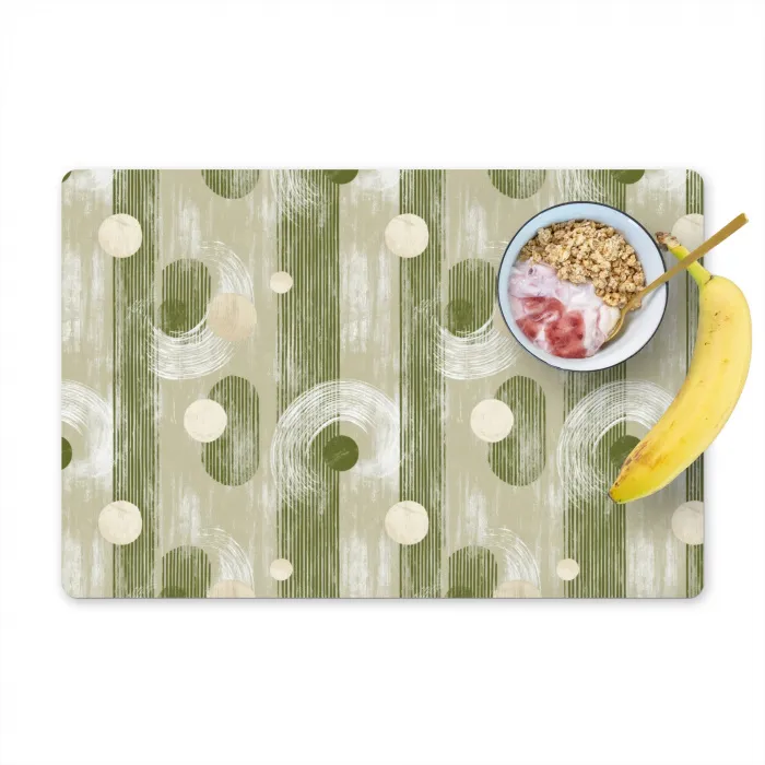 Artistiek - Modern - Groen Placemat vinyl groot 368 -zzzproduct_Kitchenyeah-website