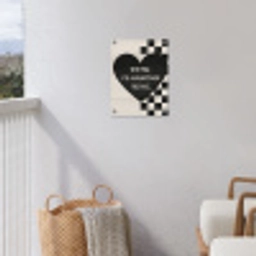 Liefde - Beige - Race tuinposter los doek klein -sfeer8