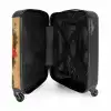 Boeddha als street art kunstwerk NBS - Handbagage koffer - Kinderen Unisex middel -binnenkant