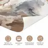 Abstract - Kunst - Verf - Beige - Modern deurposter klein -closeup_NL