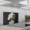 Modern - Vrouw - Hoed keuken achterwand spatscherm klein -3d_schuin