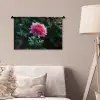 Blad - Chrysant - Roze - Schaduw Wandkleed katoen klein -sfeer4