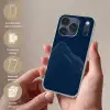 Lijnen - Abstract - Blauw - Wit Telefoonhoesje iPhone 17 Pro klein -sfeer3_NL