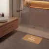 Yee haw - Bruin - Minimalistisch Badmat klein -sfeer2