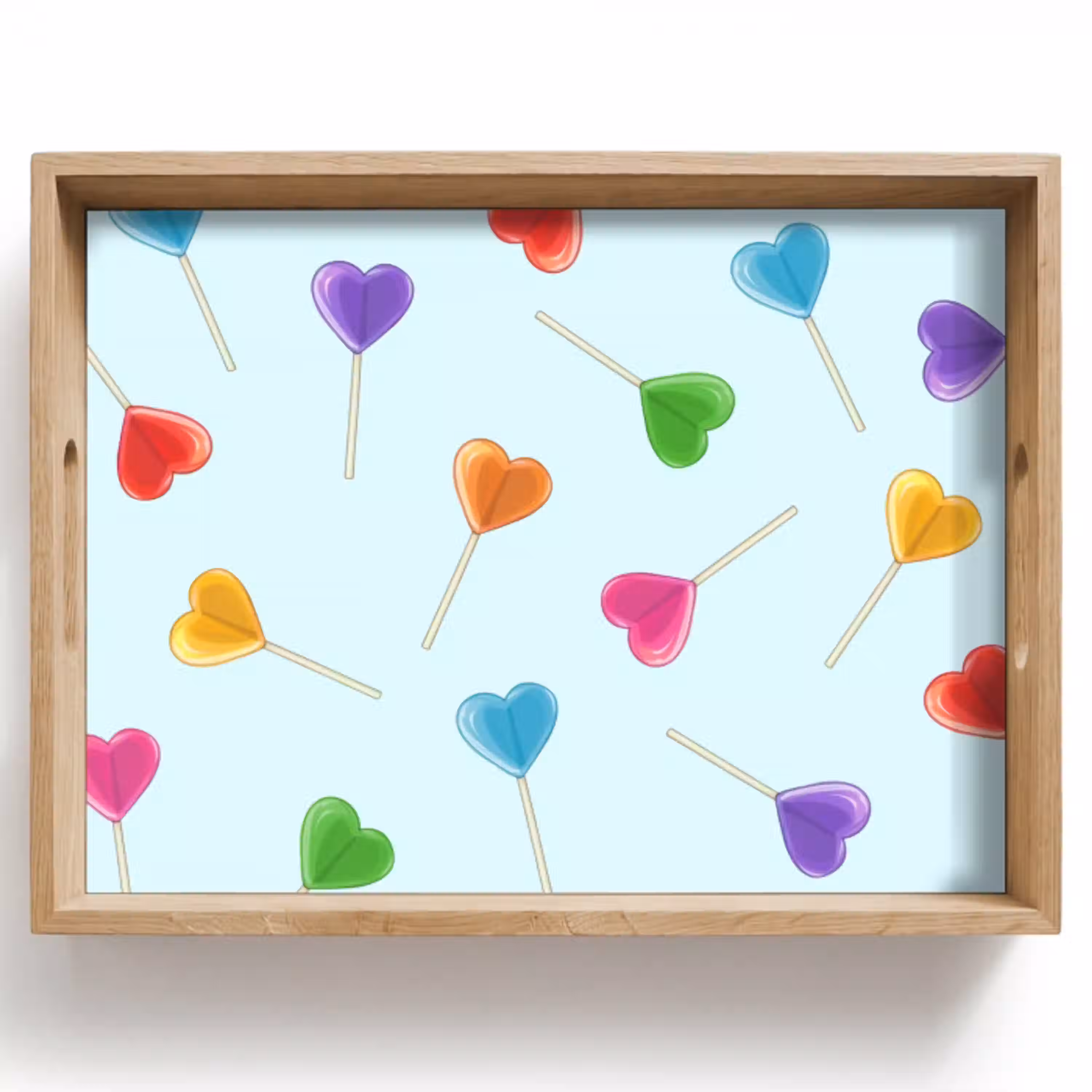 Lolly - Regenboog - Snoep Dienblad Rechthoek middel -z3d_shopping
