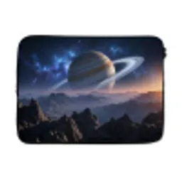 Fantasy - Kosmos - Landschap laptophoes neopreen klein -3d