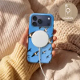 Zwaluwen - Vliegen - Blauw Toughcase MagSafe Apple iPhone 17 Pro Max klein -USP_MagsafeV