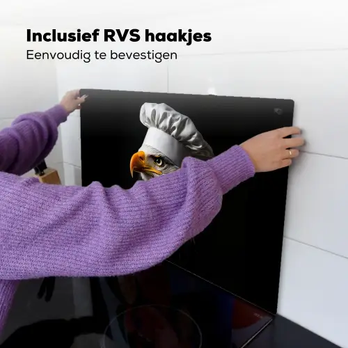 Arend -Amerika - Koksmuts - Vogel - Stoer Inductie beschemer met haakjes klein -ky-ophangen-nl