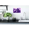 Bladeren - Paars - Tropisch - Abstract Muursticker klein -keuken