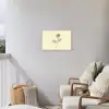 Illustratie - Zwart - Roos Tuinposter op houten frame 2 cm dik klein -sfeer1