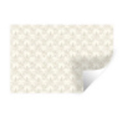 Patroon - Bloemen - Beige Muursticker klein 286 -3d