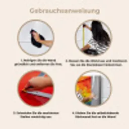 Veren - Ara - Kleurrijk keuken achterwand 2 middel -gebruiksaanwijzing_DE