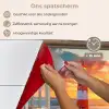 Doorkijk - Raam - Vuurtoren - Zonsondergang - Strand keuken achterwand spatscherm klein -spatscherm_NL