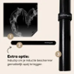 Harmonie in Zwart en Wit Inductie beschermer vinyl 3mm middel -zzzzzzz-induclip_NL