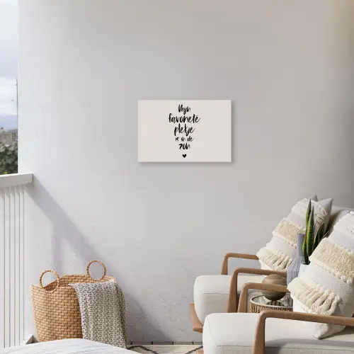 Mijn favoriete plekje is in de zon - Zomer - Tekst - Quotes Tuinposter op houten frame 2 cm dik klein -sfeer1