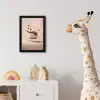 Cheesecake - Eten - Roze - Taart fotolijst zwart zonder passe partout klein -usfeer4_kinderkamer