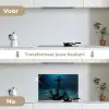 Anker - Ijzer - Zeebodem - Zand keuken achterwand spatscherm klein -voor_na_NL