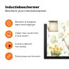 Gieter - Bloemen - Eieren Inductie beschermer vinyl 3mm klein -zzzzzzz-td-ups