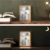 Aquarel - Abstract - Kunst Light Box met kabel (Tafellamp) klein -sfeer3