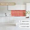 Golvend patroon - Retro - Rood - Beige keuken achterwand 2 middel 871 -sfeer4_NL