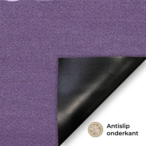 Mucho amor - Paars - Grafisch Deurmat klein -antislip_NL