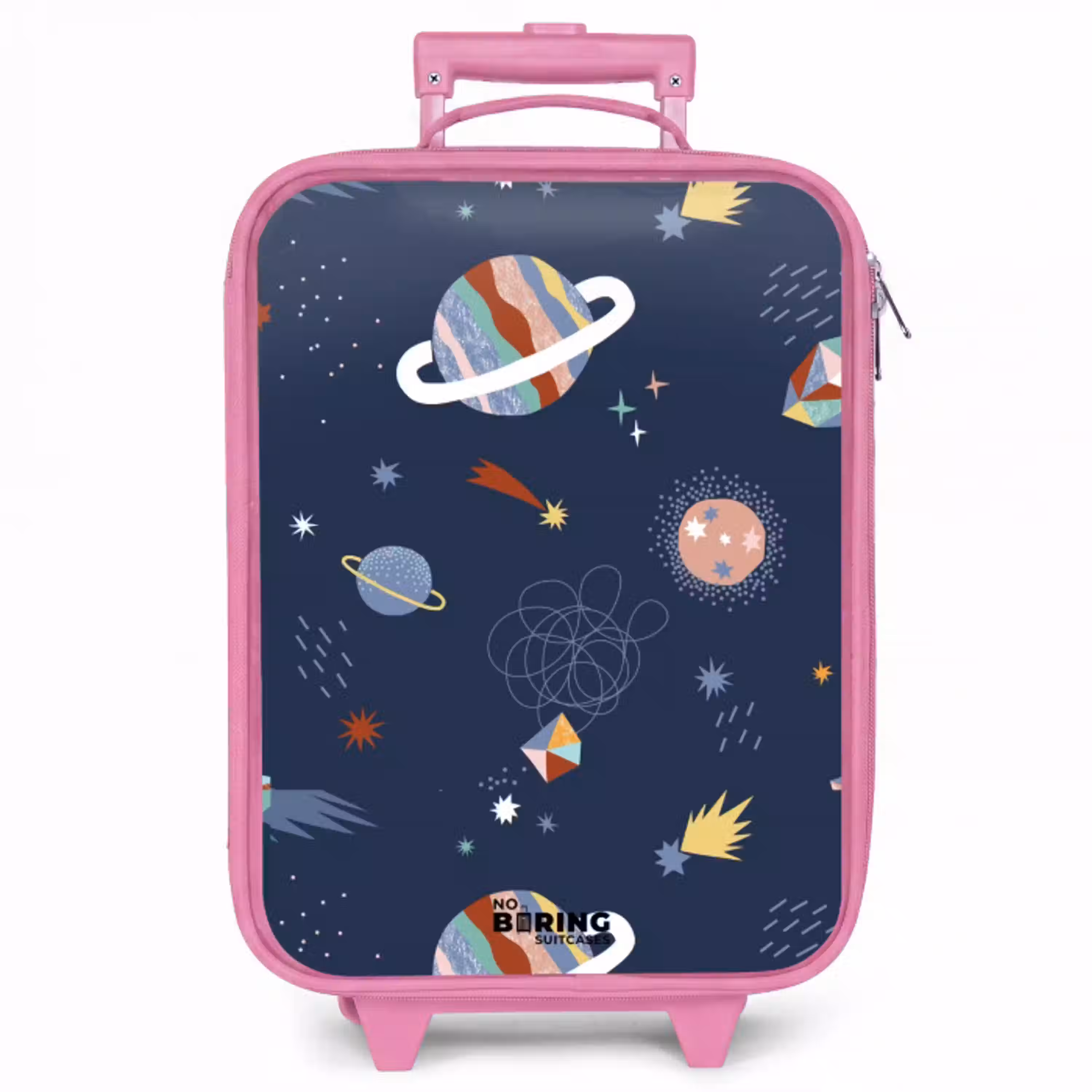 Planeten in de hemel Kinderkoffer - Roze klein -zzz_website3d