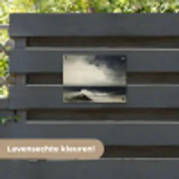 Zee - Rotsen - Storm tuinposter los doek klein -sfeer3