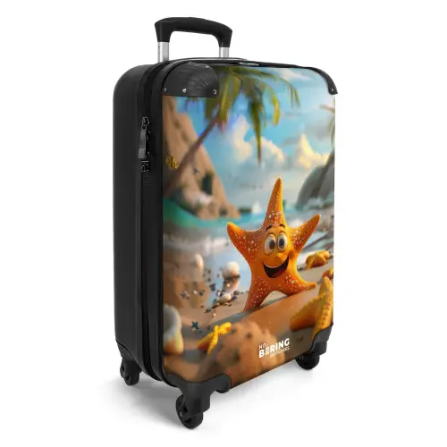 zeesterk NBS - Handbagage koffer - Kinderen Unisex middel -productfoto_3d