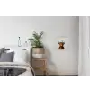 Schotse Hooglander - Bruin - Hoorns - Kokskleding textielposter latten blank klein -woonkamer